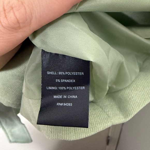 Mo-Ka by Santa Fe Women’s Mint Green‎ Belted Jacket Plus Size 3X - Picture 4 of 8